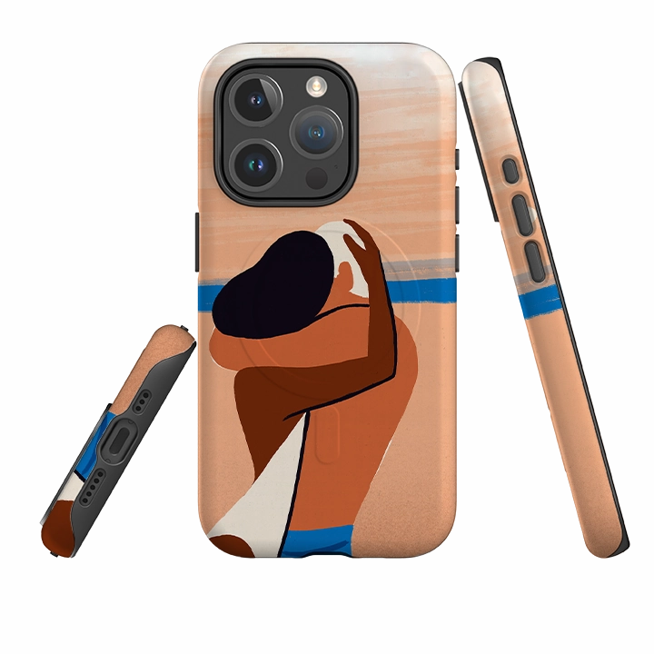 iPhone MagSafe Tough Case -  Beach Lover By Paul Thurlby Protective Touch Shock Proof