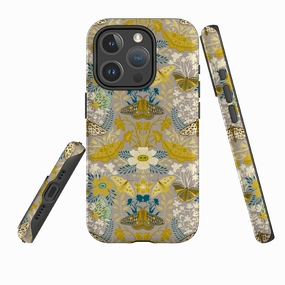 Comfort Edge Layer iPhone MagSafe Tough Case -  Moths By Nina Pace