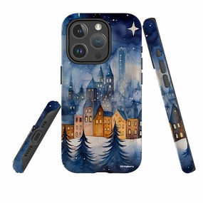 iPhone MagSafe Tough Case -  Frosty Nights Protective Build Texture Smooth Finish Touch