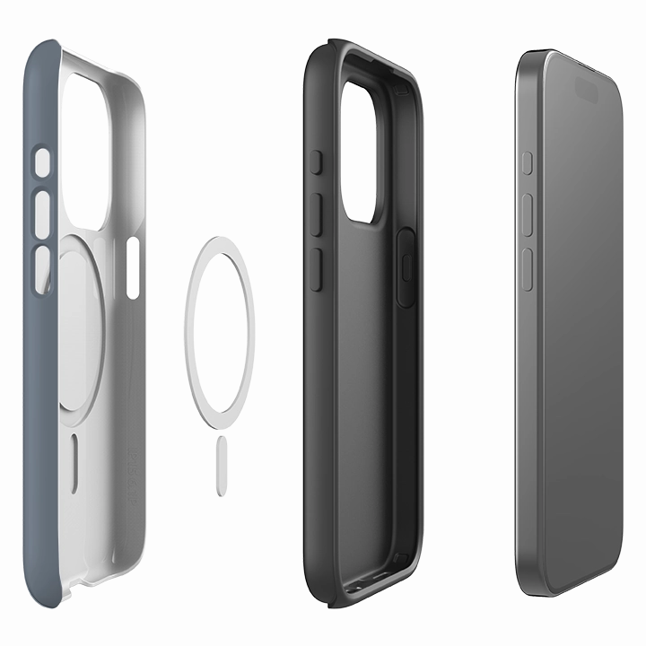 iPhone MagSafe Tough Case -  Cape Town Grey Smooth Form