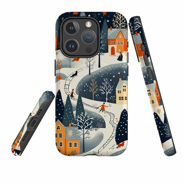 Comfort touch Vibrant Colors iPhone MagSafe Tough Case -  Winter Wonderland