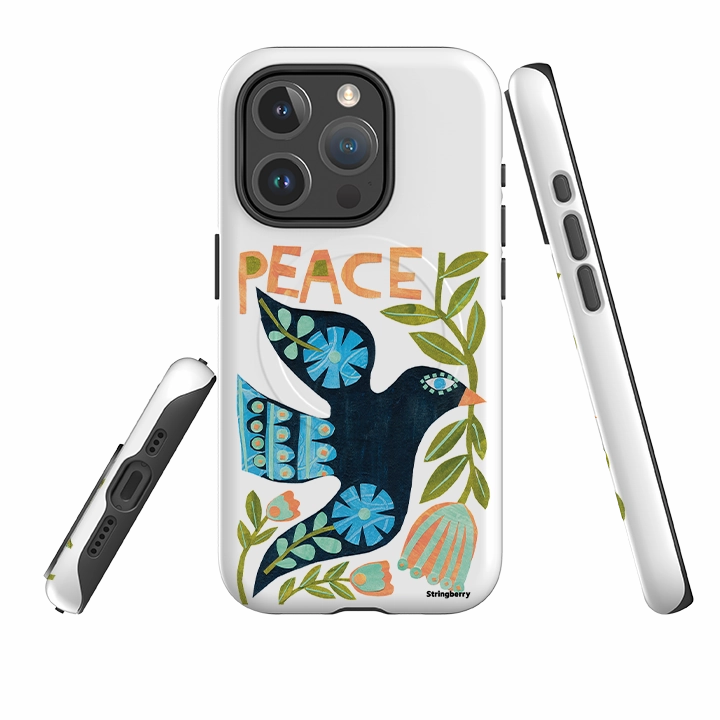 Professional Look iPhone MagSafe Tough Case - Peace By Tracey English