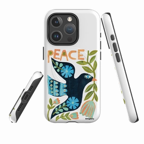 iPhone MagSafe Tough Case - Peace By Tracey English Urban Design Compact Design