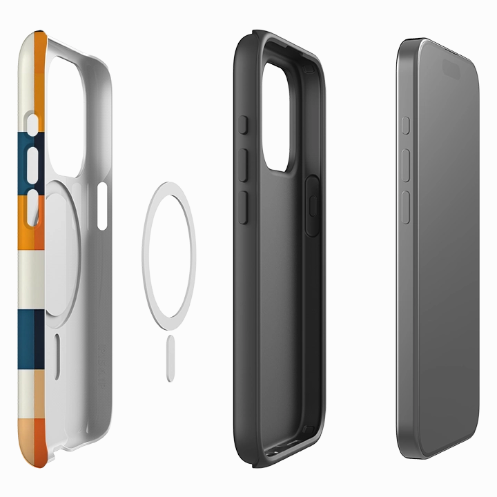 Compact Edge iPhone MagSafe Tough Case - Dublin Gingham