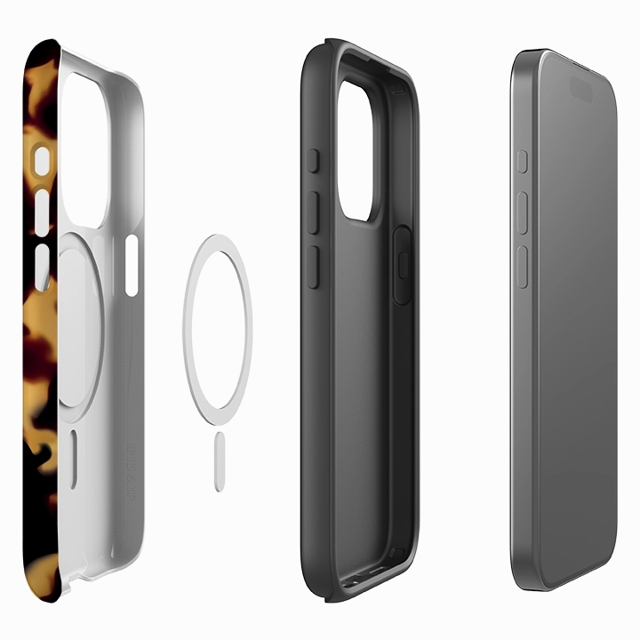 Flexible Pattern Layer iPhone MagSafe Tough Case -  Lava