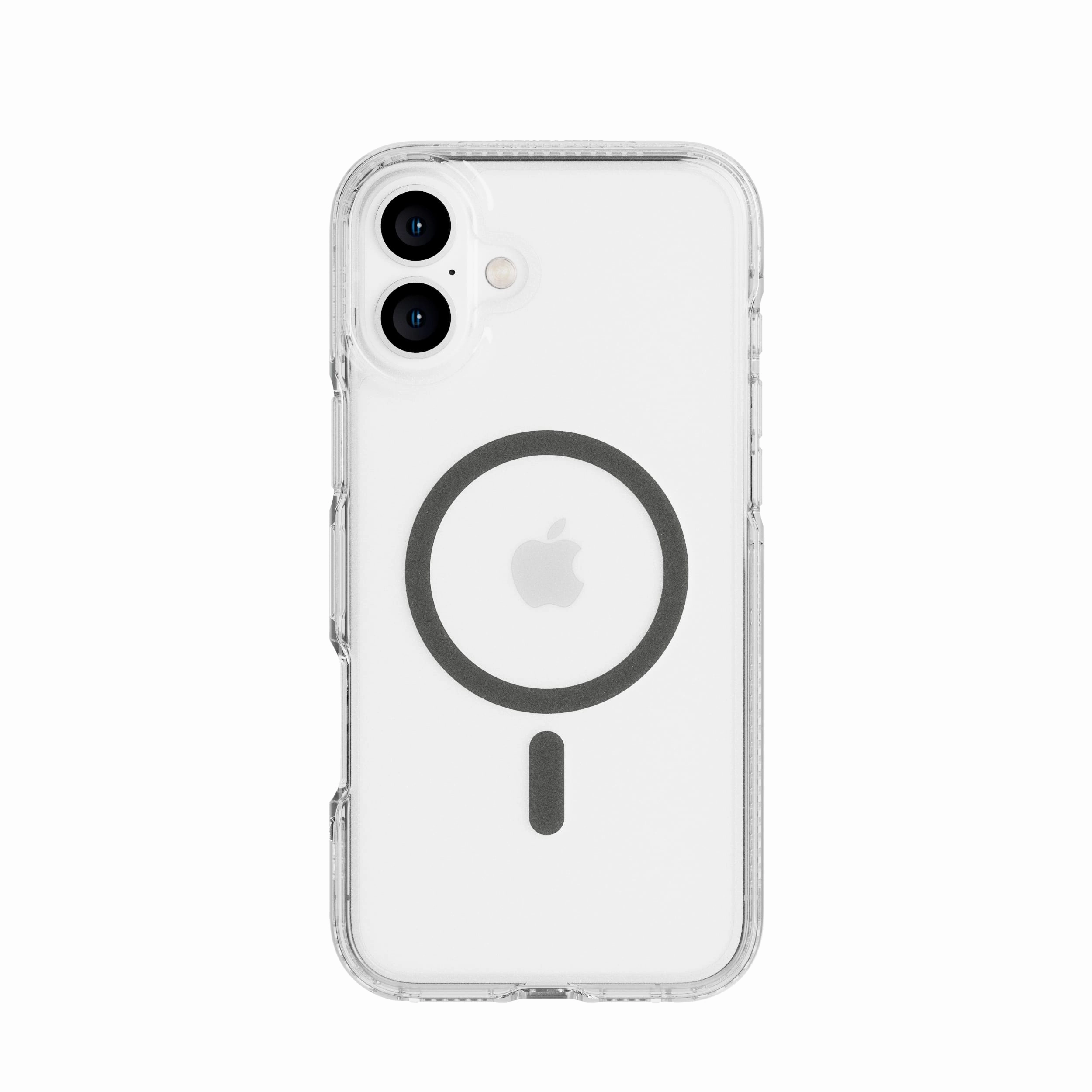 FlexQuartz - Apple iPhone 16 Plus Case MagSafe Compatible - Space Grey Casual Look Smooth Finish Touch