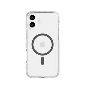 FlexQuartz - Apple iPhone 16 Plus Case MagSafe Compatible - Space Grey Casual Look Smooth Finish Touch