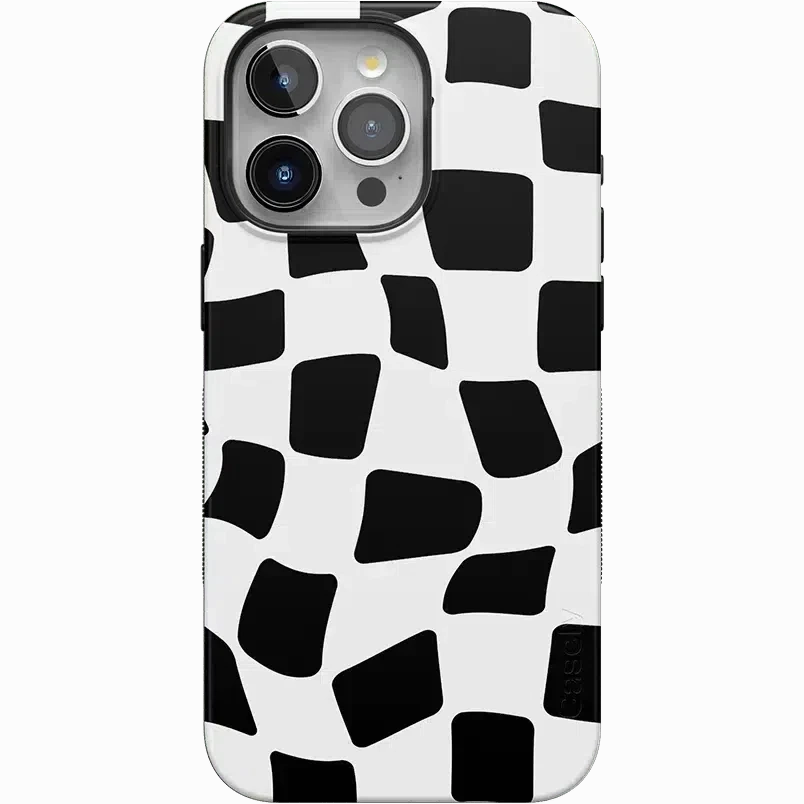 Modern Finish Subtle Touch Funky Checkerboard | High Contrast Design Case