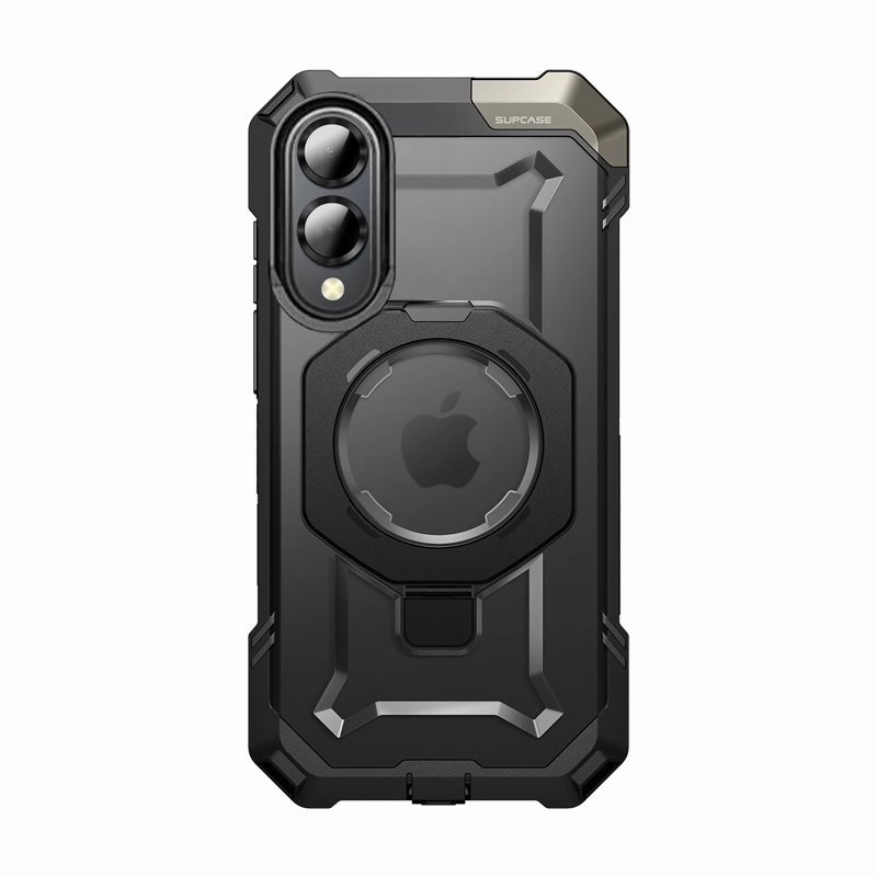 Premium Texture Layer Galaxy S25 Edge UB Grip MagSafe Phone Case-Black