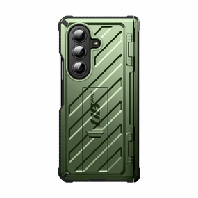Galaxy Z Fold7 Unicorn Beetle PRO Rugged Case - Dark Green Comfort Pattern Texture Heat resistant