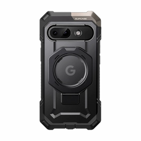 Google Pixel 9a UB Grip Protective Phone Case-Black Minimal Frame