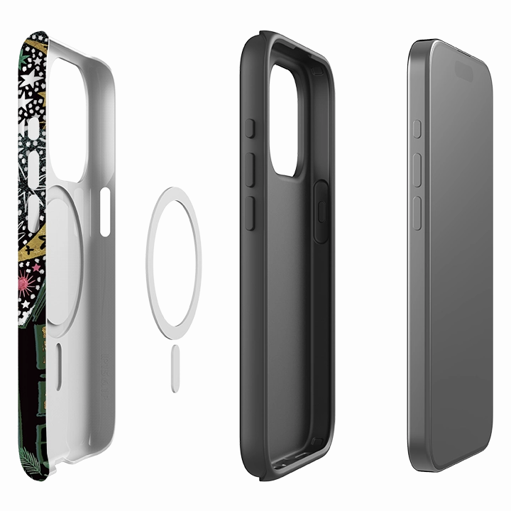 iPhone MagSafe Tough Case - Night Before Xmas VI By Emma Frances Grant Stylish frame Vivid Surface