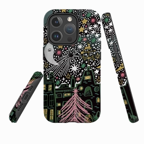 Smooth Protection Tight Fit iPhone MagSafe Tough Case - Night Before Xmas VI By Emma Frances Grant