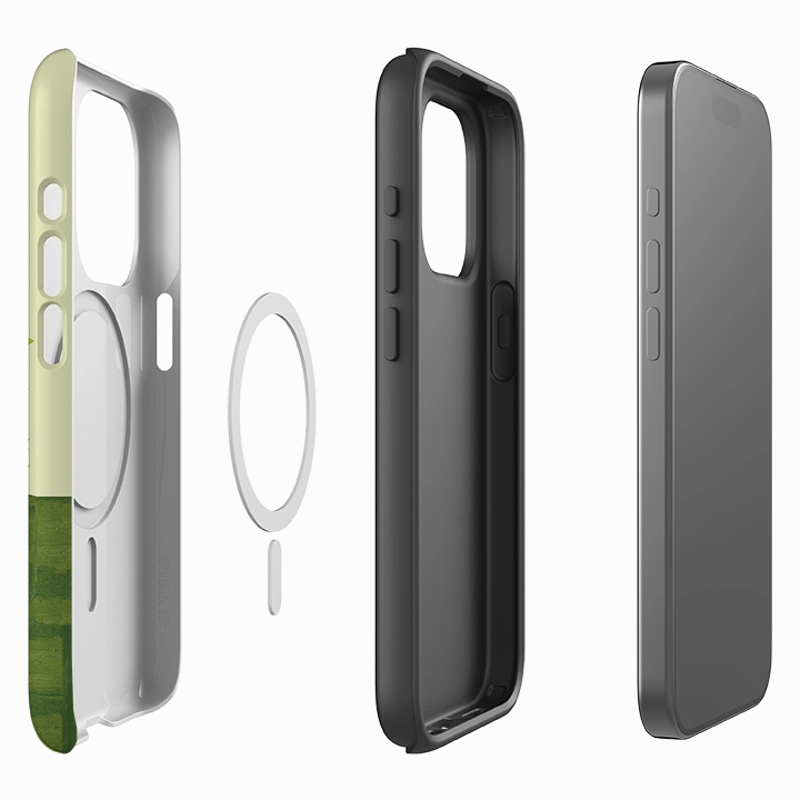 Protective Design Layer daily protection iPhone MagSafe Tough Case - Red Dala Horse By Tracey English