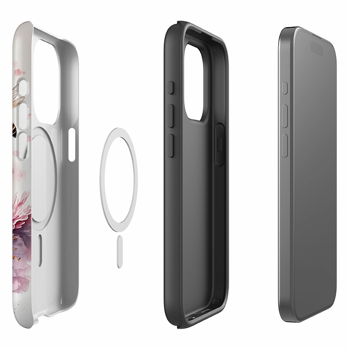 iPhone MagSafe Tough Case -  Bendish Marble finish