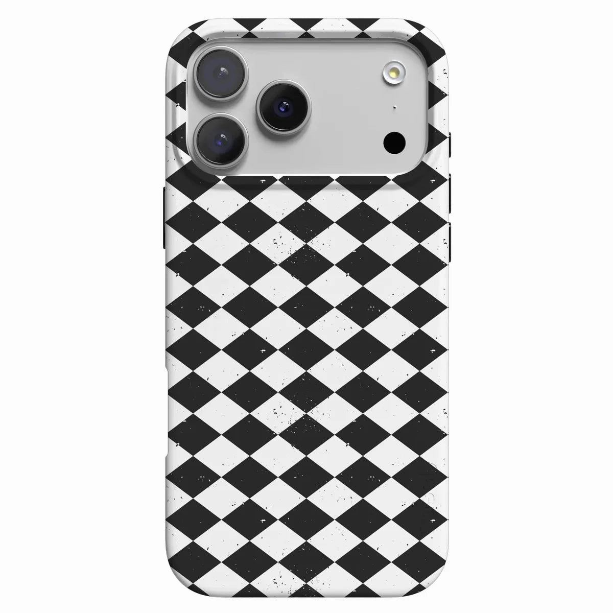 Salem's Hex | Black & White Checkered Case Flexible Protection