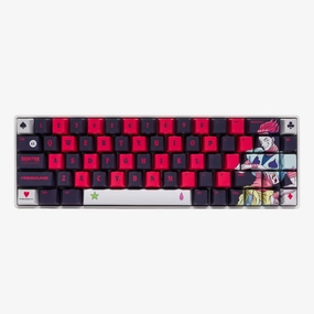 HxH x HG Basecamp 65HE Keyboard - Hisoka Premium Typing Experience Desk Aesthetic Setup