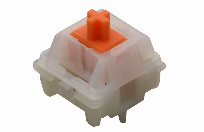 Mechanical Key Press Feedback HMX AMBER LINEAR SWITCH FACTORY LUBED (10PCS)