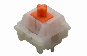 Mechanical Key Press Feedback HMX AMBER LINEAR SWITCH FACTORY LUBED (10PCS)