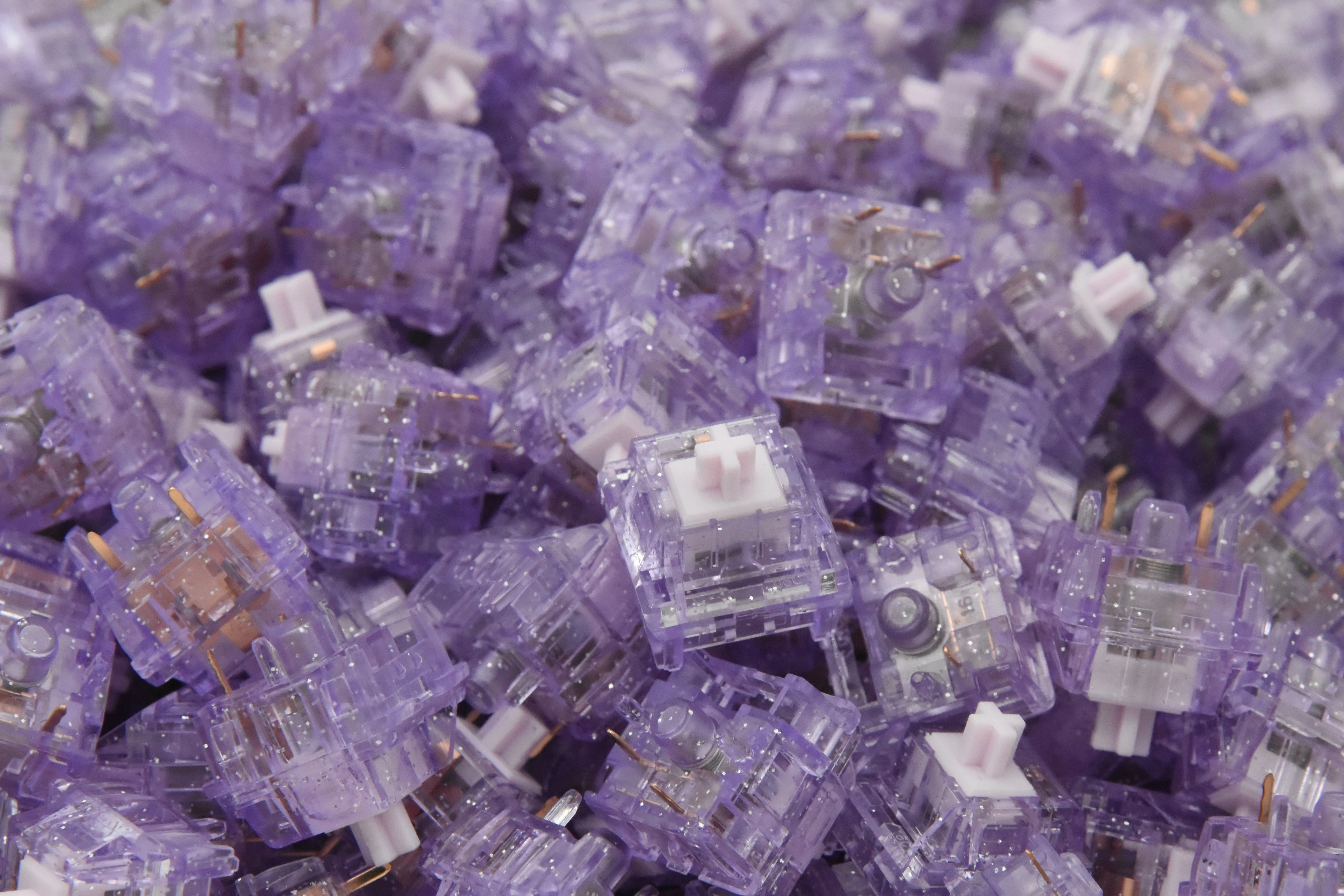 HMX SU COLOR R2 PURPLE LINEAR SWITCH FACTORY LUBED EDITION (10PCS) Minimal Noise Typing Keycap Puller