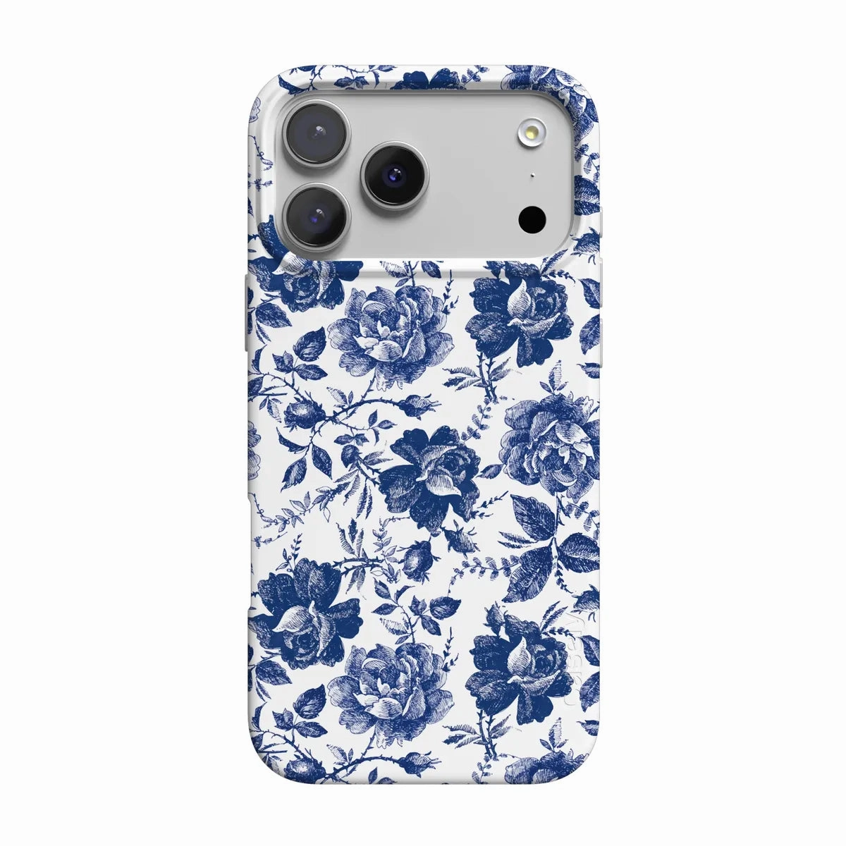Rose to Fame | Blue & White Rose Floral Case Elegant Build Comfort Style