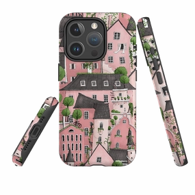 iPhone MagSafe Tough Case -  Pink City By Maja Lindberg Slim Edge