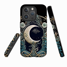 iPhone MagSafe Tough Case -  Moon Comfort Finish Polished Finish