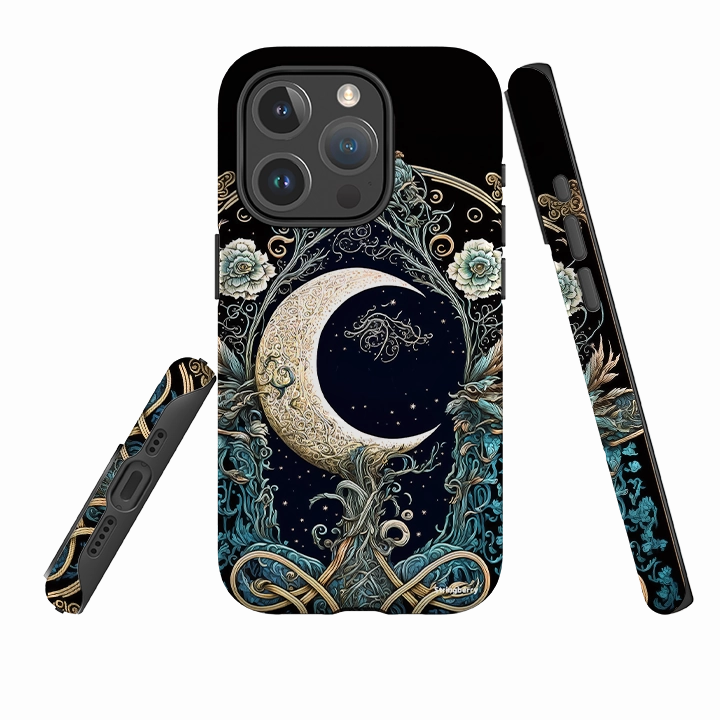 Matte Shield Layer iPhone MagSafe Tough Case -  Moon