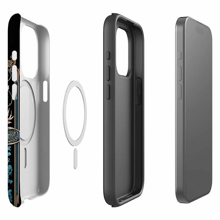 iPhone MagSafe Tough Case -  Moon Luxury Build Grip Control