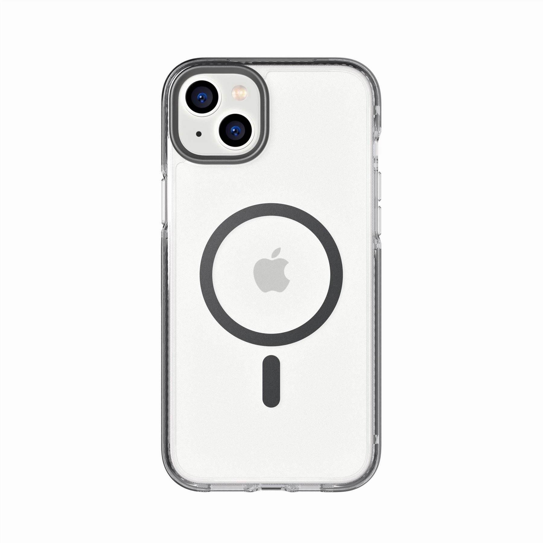 EvoCrystal - Apple iPhone 14 Plus Case MagSafe Compatible - Graphite Black Minimal Finish