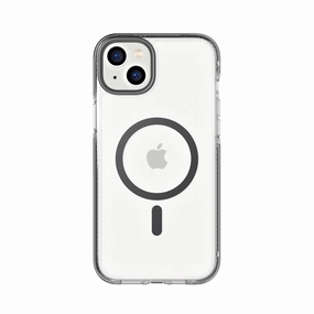 EvoCrystal - Apple iPhone 14 Plus Case MagSafe Compatible - Graphite Black Minimal Finish