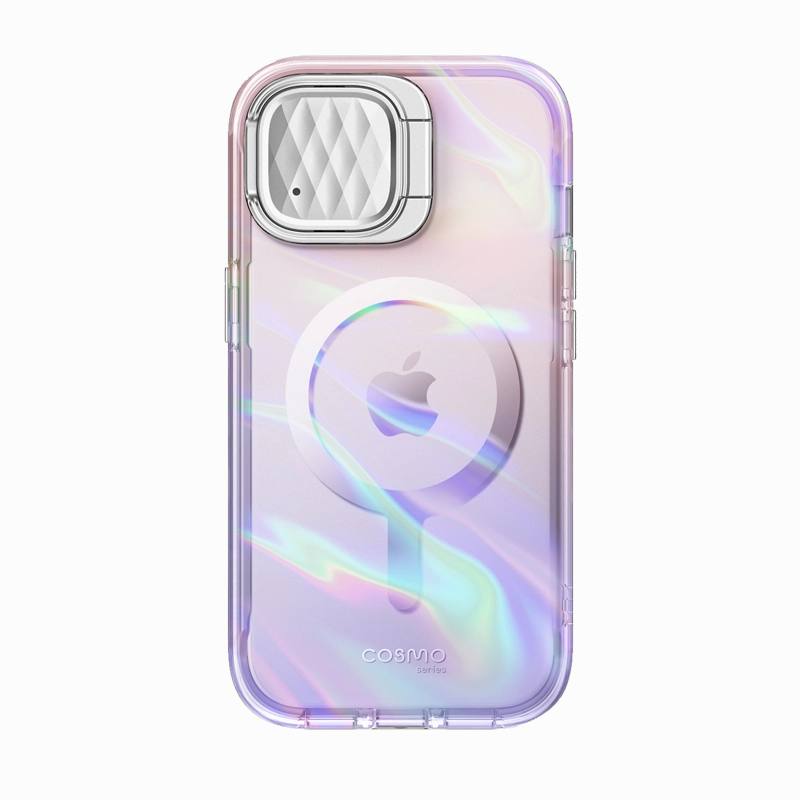 Enhanced Durability Premium Feel iPhone 13 Cosmo Mag Case - Pink Laser