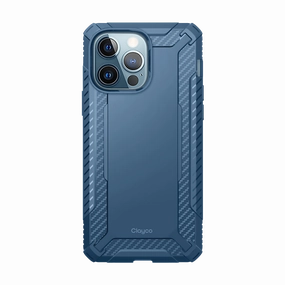 custom design iPhone 13 Pro Max 6.7" (2021) Xenon Full-Body Rugged Case with Screen Protector-Blue