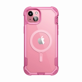 iPhone 14 Ares Mag Case - Pink Luxury Texture Premium Edge
