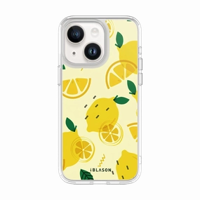 Smooth Shape iPhone 15 Plus Halo MagSafe Cute Phone Case - Lemonade