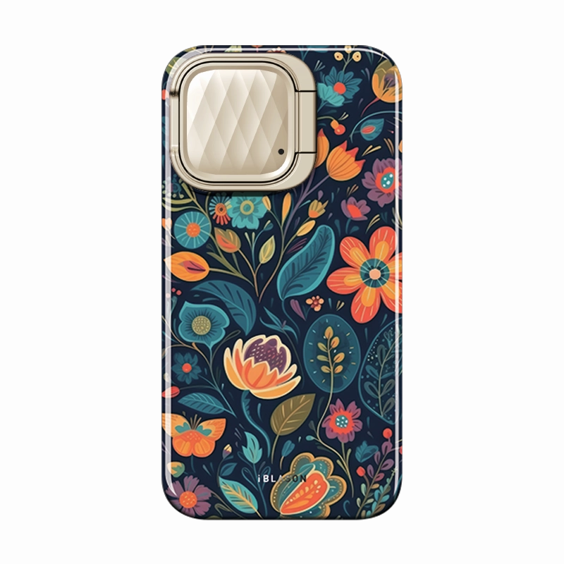 iPhone 15 Pro Cosmo Mag Case - Garden Glow Soft Feel Protective Craft