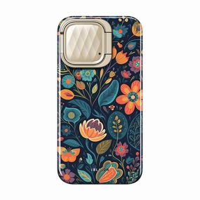 iPhone 15 Pro Cosmo Mag Case - Garden Glow Soft Feel Protective Craft