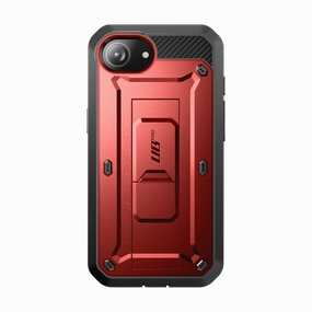 iPhone 16e  Unicorn Beetle Pro Rugged Case-Metallic Red Soft Finish Texture Urban Fashion
