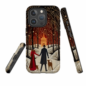 iPhone MagSafe Tough Case -  A Winter's Tale II Clear Texture