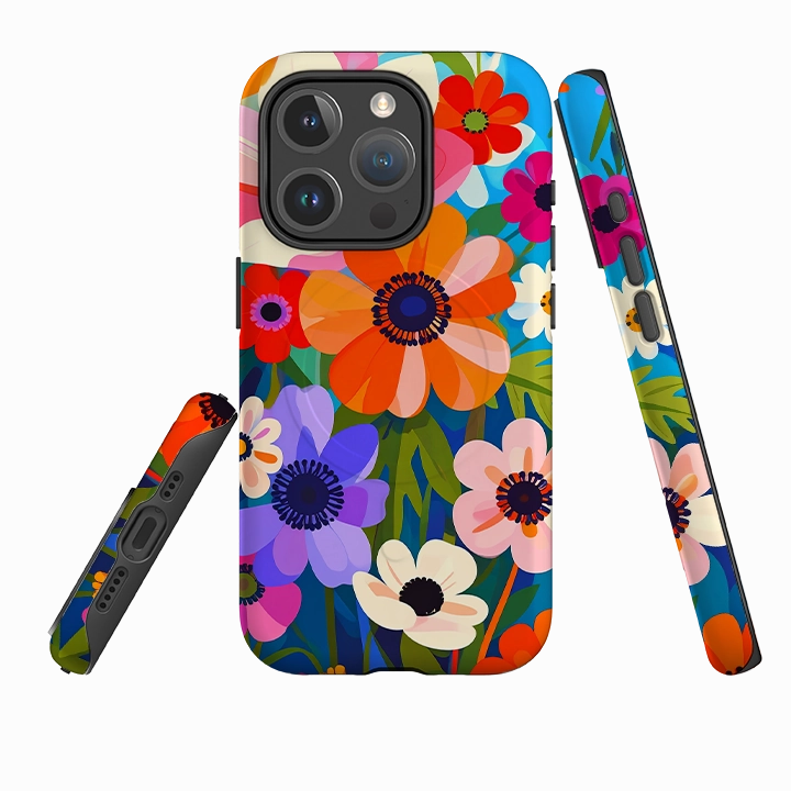 Smooth Pattern iPhone MagSafe Tough Case - Angel Summer Floral