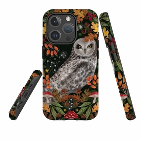 iPhone MagSafe Tough Case - Autumn Owl By Bex Parkin Soft Finish Texture