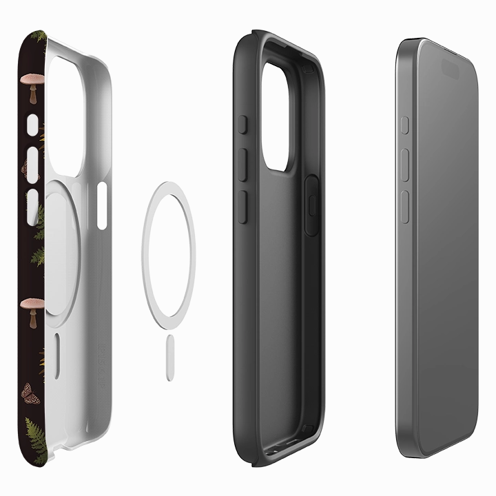 Smooth Grip Classic Design iPhone MagSafe Tough Case - Autumn Pattern I By Anna Stead