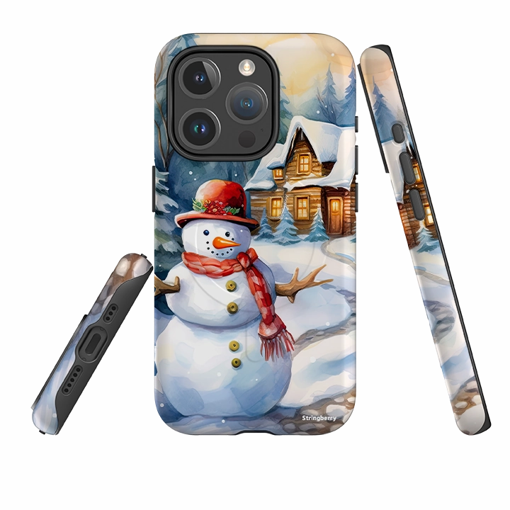 Premium Surface Rugged Frame Design iPhone MagSafe Tough Case -  Baby It's Cold Outside