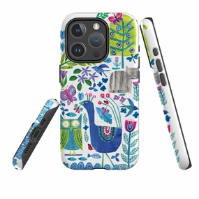 Modern Grip Texture iPhone MagSafe Tough Case - Back Garden By Tracey English