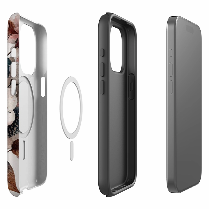 Elegant Pattern Design iPhone MagSafe Tough Case - Bala Floral