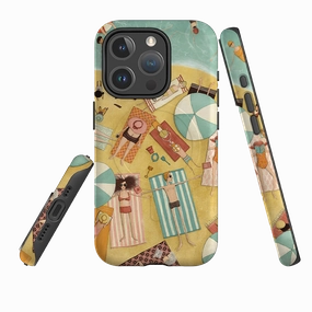Comfort Material iPhone MagSafe Tough Case - Beach Day By Maja Lindberg