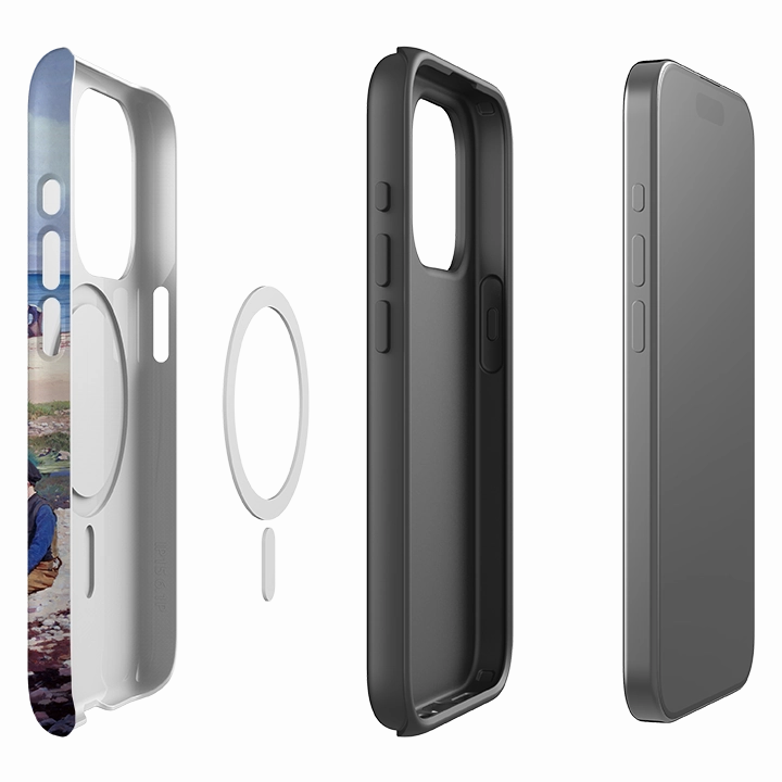 Refined Pattern iPhone MagSafe Tough Case -  Beach Life By Heritage