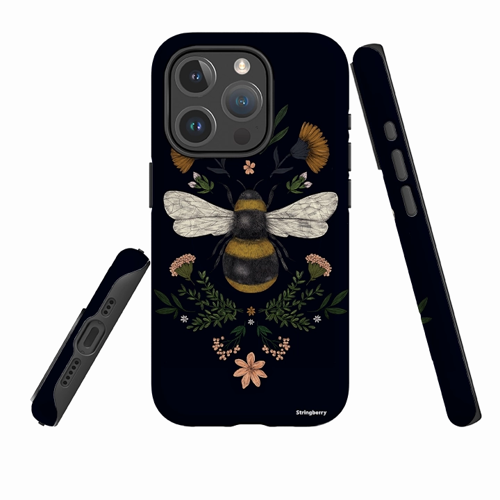 Vivid Pattern iPhone MagSafe Tough Case -  Bee By Jade Mosinski