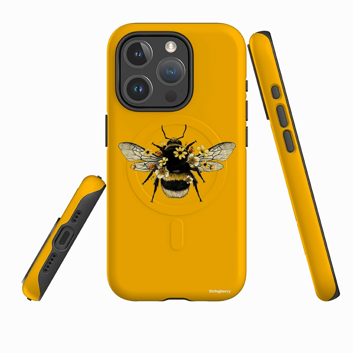 Ultra light iPhone MagSafe Tough Case -  Bee I Honey