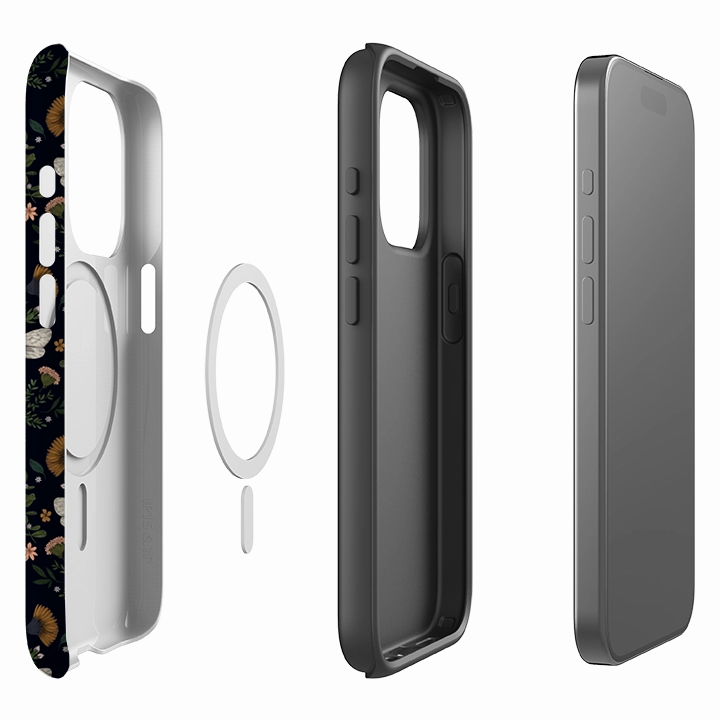 Compact Frame iPhone MagSafe Tough Case -  Bees By Jade Mosinski